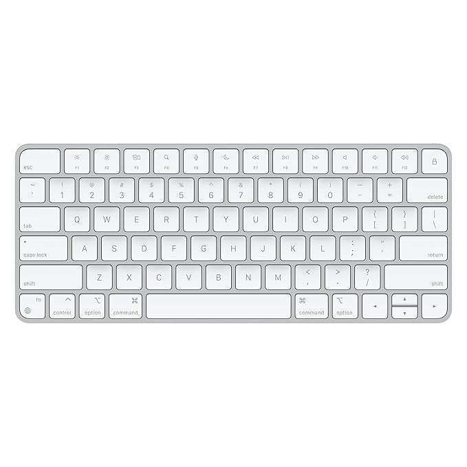 Apple Magic Keyboard - US English - Silver (for Mac with macOS 11.3 or Later, iPad Running iPadOS 14.5 or Later)