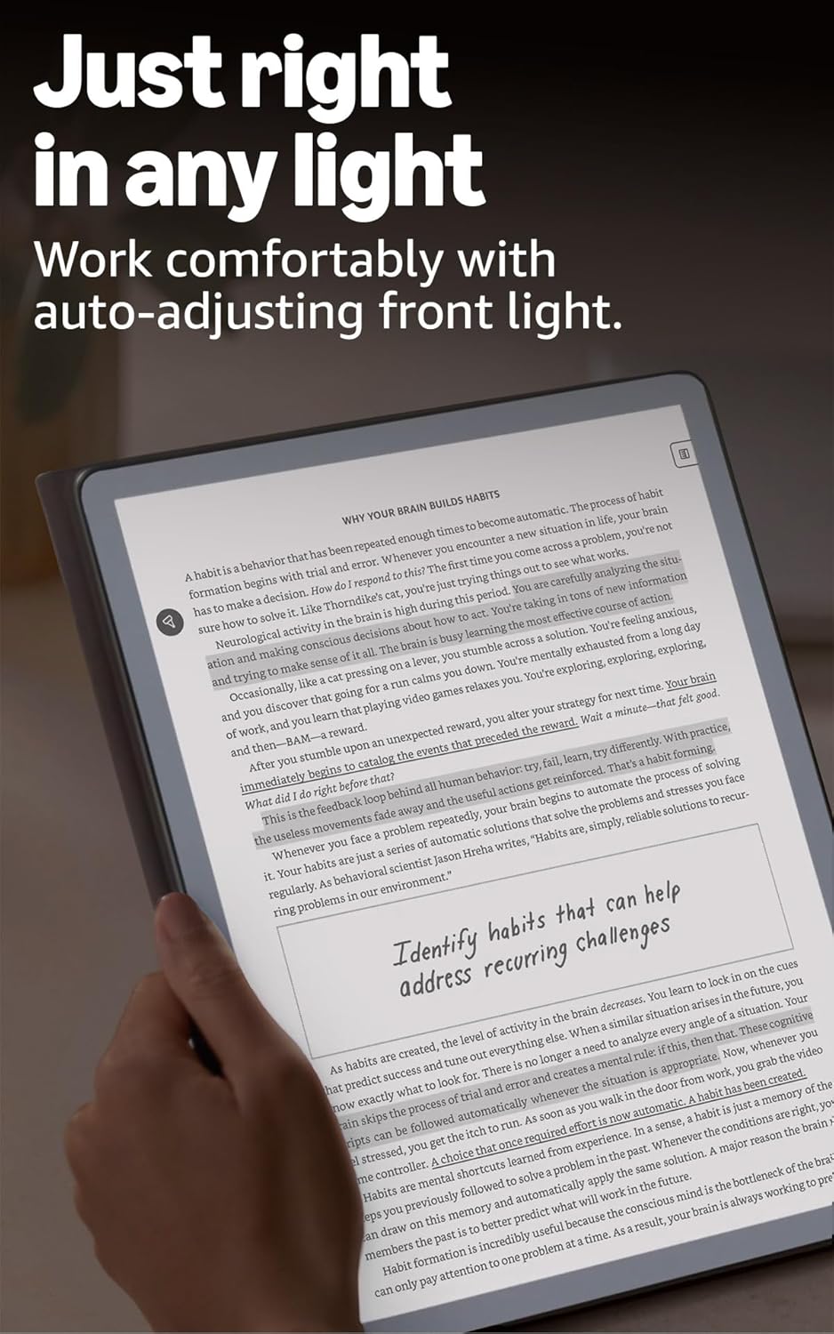Amazon Kindle Scribe 32GB (newest model) — 11” paper-like display with front light — One notebook to replace them all — Write in notebooks, documents, and books. Includes Premium Pen - Graphite