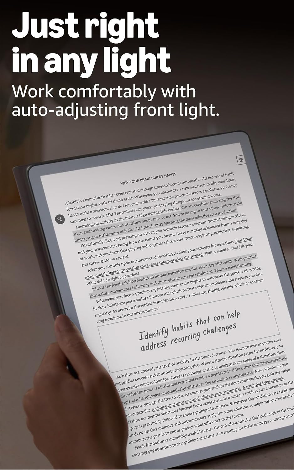 Amazon Kindle Scribe 64GB (newest model) — 11” paper-like display with front light — One notebook to replace them all — Write in notebooks, documents, and books. Includes Premium Pen - Graphite
