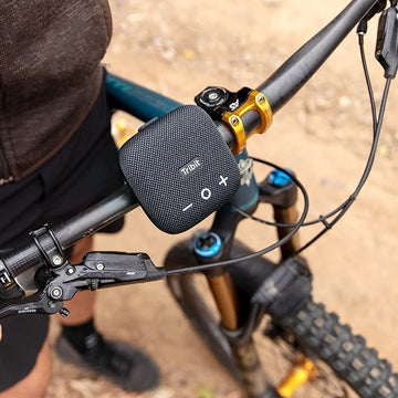 Tribit StormBox Micro 2 Portable Speaker: 90dB Loud Sound Deep Bass IP67 Waterproof Small Speaker Built-in Strap, 12H Playtime Long Battery Powerbank for Outdoor Camping Biking, 120ft Bluetooth Range