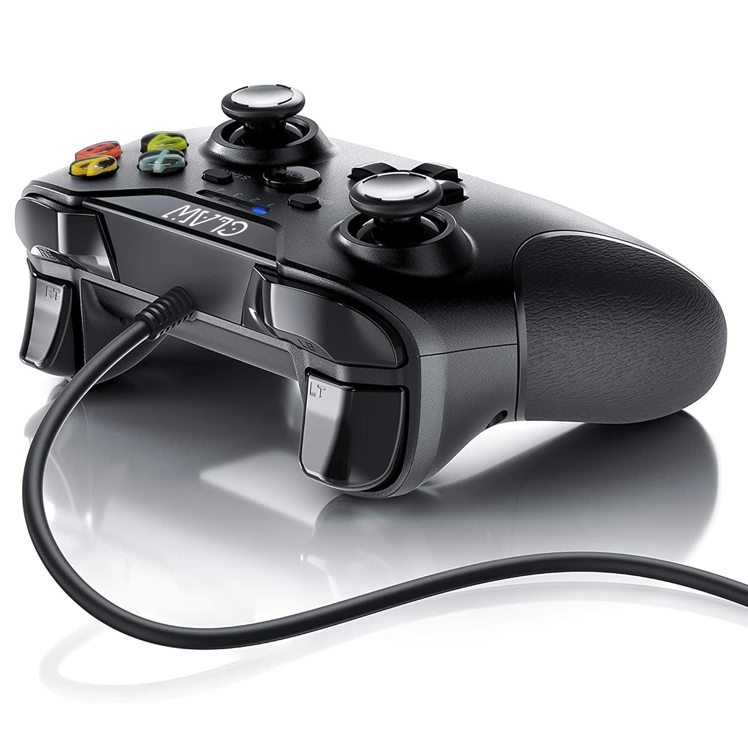 CLAW Shoot Wired USB Gamepad Controller for PC supports Windows XP/7/8/10 with Rubberized Textured Grip and Dual Vibration Motors