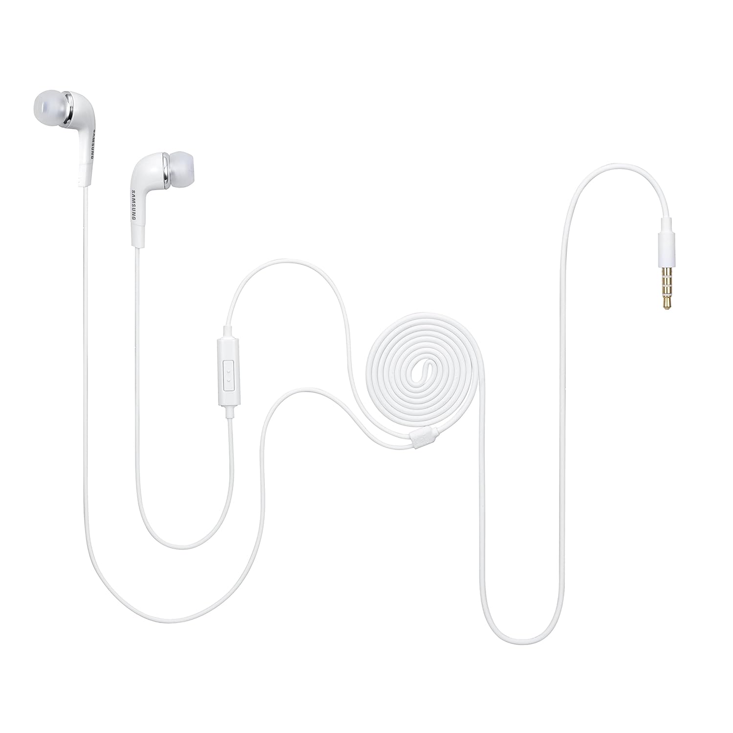 Samsung Hands-Free Wired in Ear Earphones with Mic, 3.5mm Jack(White)