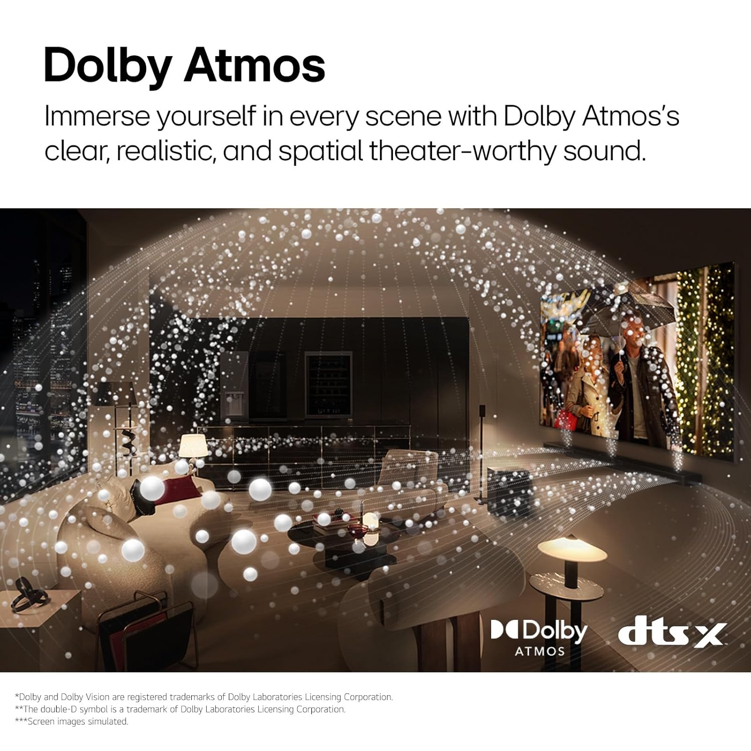 LG New Launch SQ75TR, 600W, 5.1.1Ch, Dolby Atmos, Center Up-Firing Speaker, AI Sound Pro, Wow Synergy, Wireless Subwoofer, Rear Speaker Inbuilt Receiver, QNED Matching Bracket Inside (2024 QNED TV)