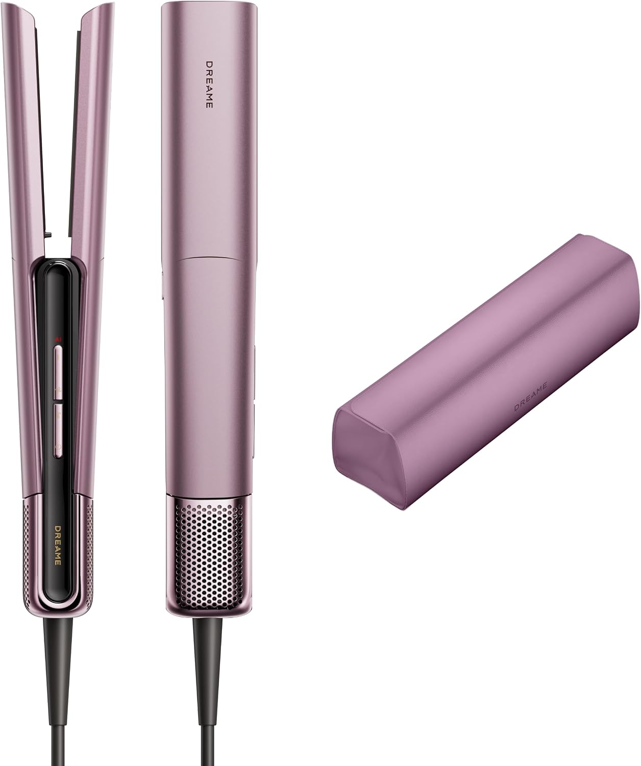 DREAME Aero Straight Pro 2-in-1 Air Straightener, Dual Airflow Channel, AI Styling, Wet-to-Dry Straightening, 57°C Root Care Mode, Triple Hair Care, 110,000RPM Motor, Smart Display, Safe Operation