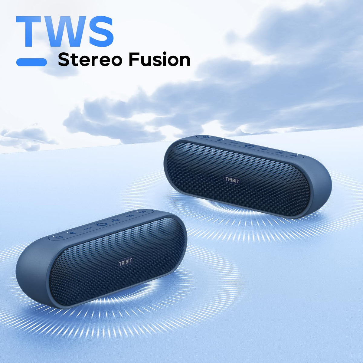 Tribit XSound Plus 2 Bluetooth Speaker, 30W, IPX7, 24H Playtime
