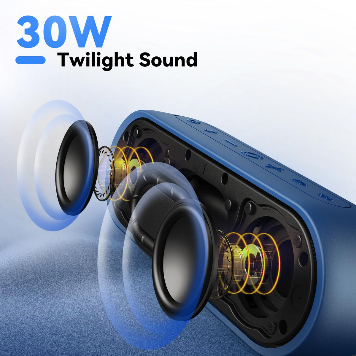 Tribit XSound Plus 2 Bluetooth Speaker, 30W, IPX7, 24H Playtime