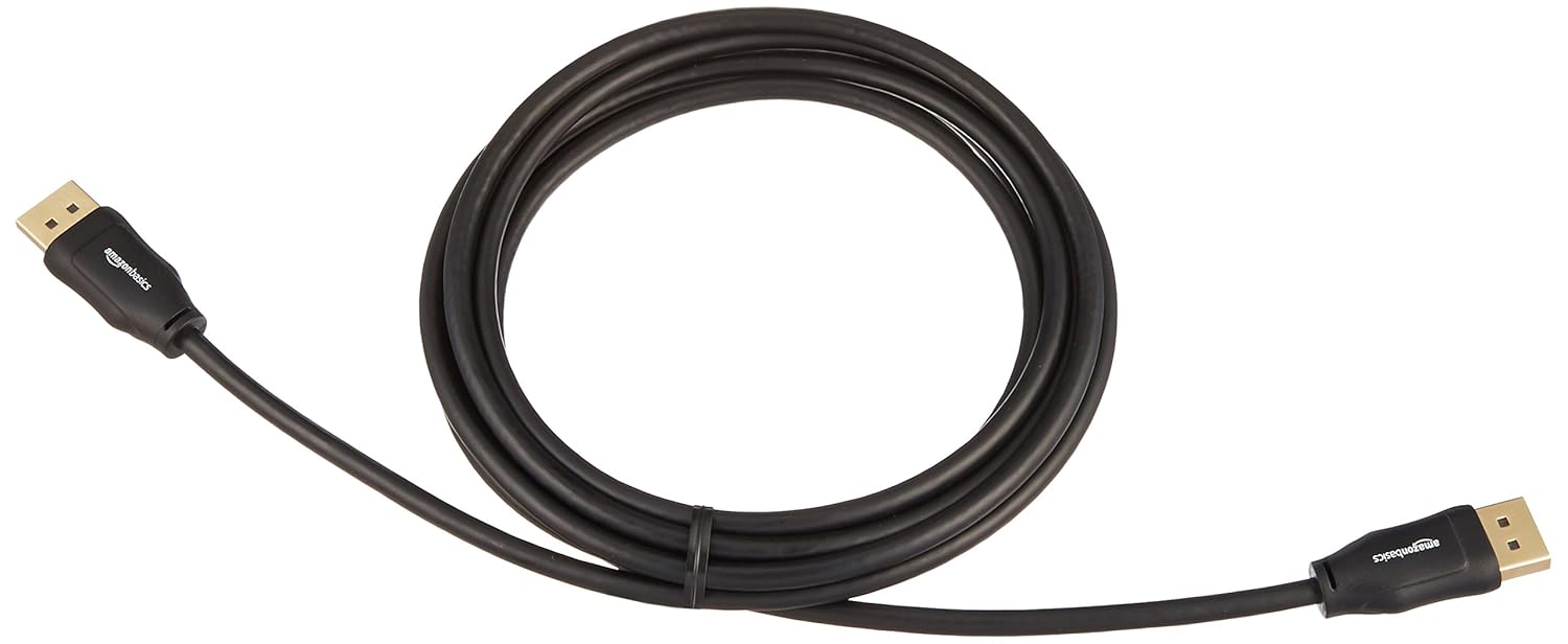 AmazonBasics DisplayPort to DisplayPort Cable - 10 Feet