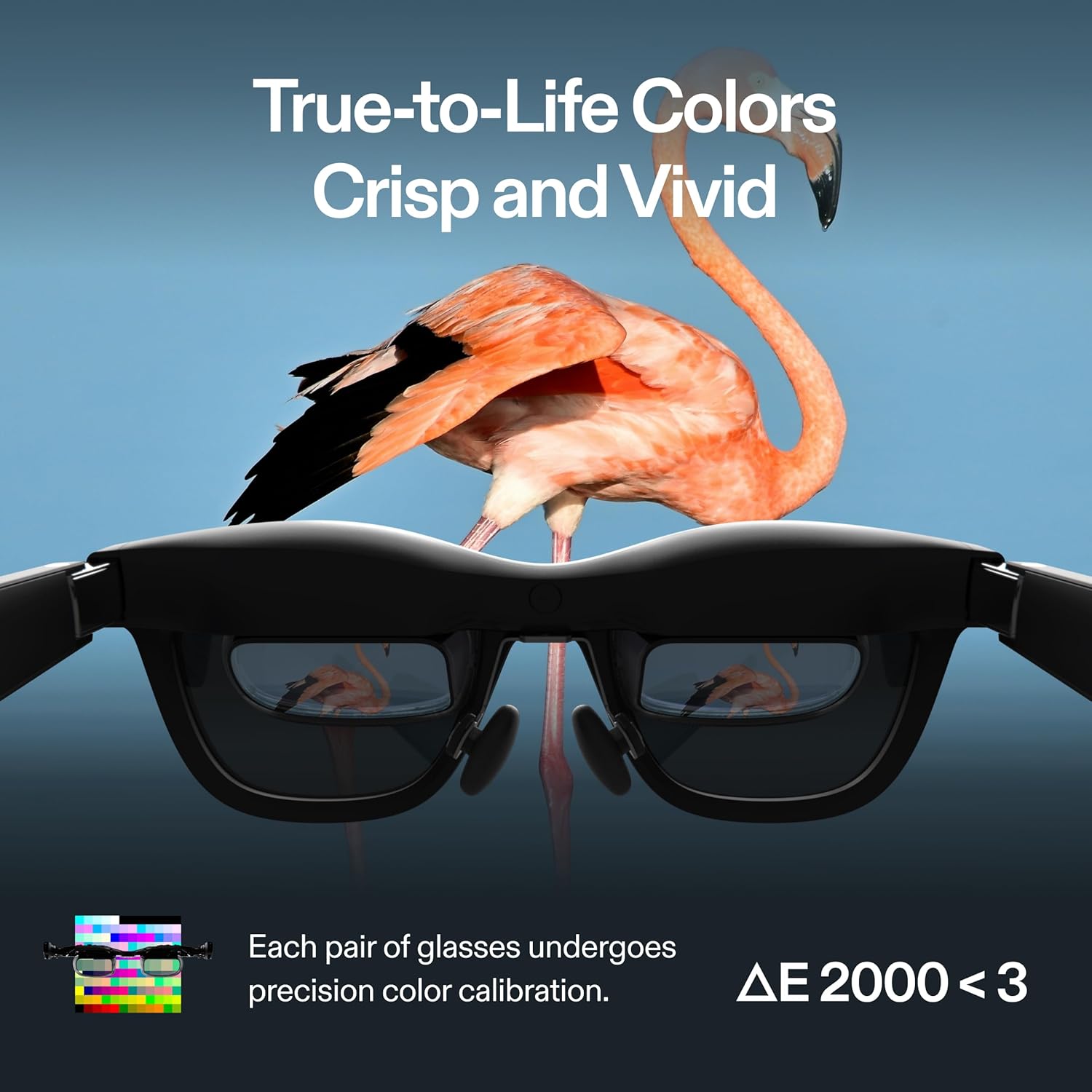 XREAL Air 2 Pro AR Glasses|46° Fov, 130" 120Hz HD Display, True Colors, Cinematic Sound, All-Day Comfort. Pairs Beam Pro. Compatible with iPhone 15, Steam Deck, ROG, Mac, PC, Android & iOS, Black