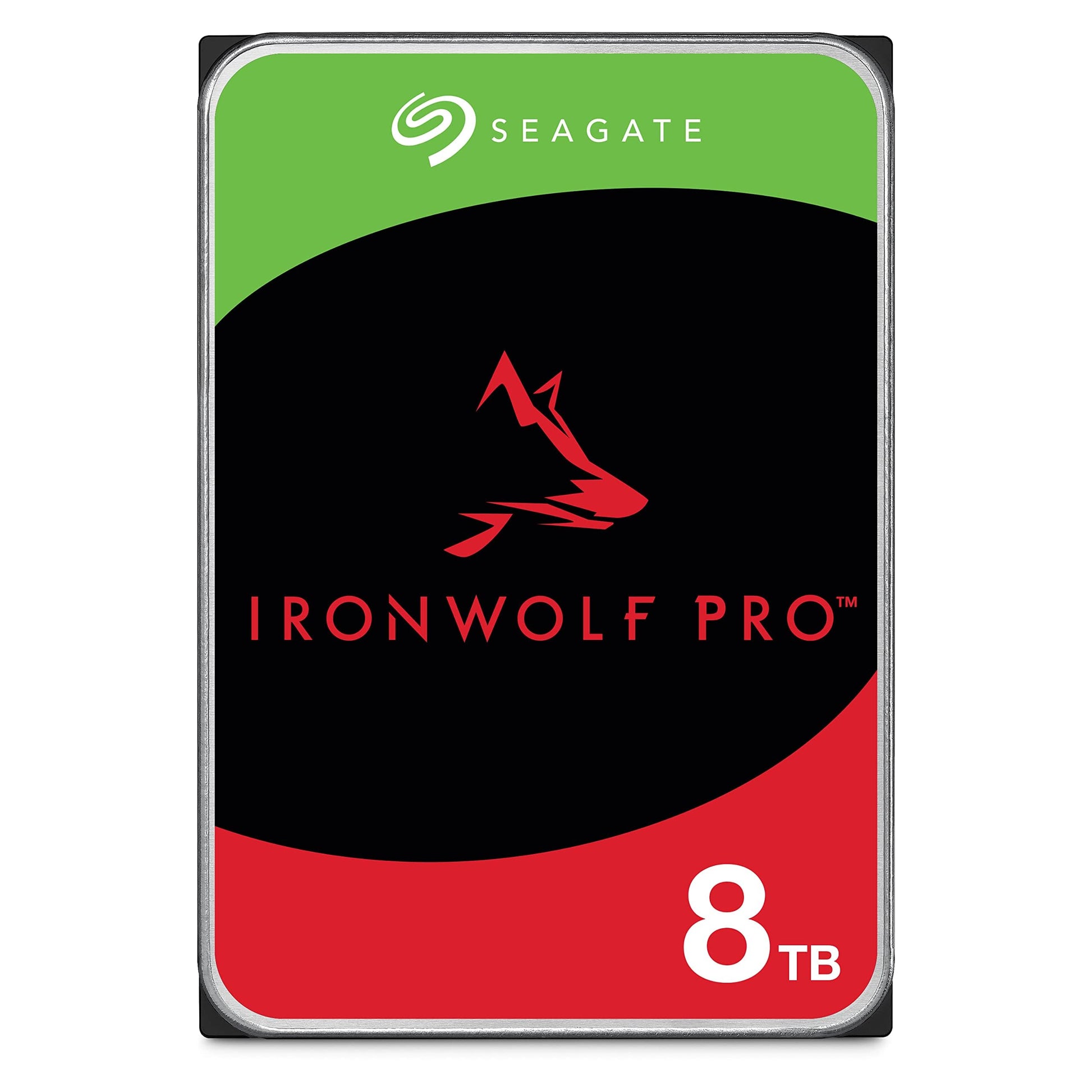 Seagate IronWolf Pro, 12 TB, Enterprise NAS Internal HDD –CMR 3.5 Inch, SATA 6 Gb/s, 7,200 RPM, 256 MB Cache for RAID Network Attached Storage (ST12000NT001)