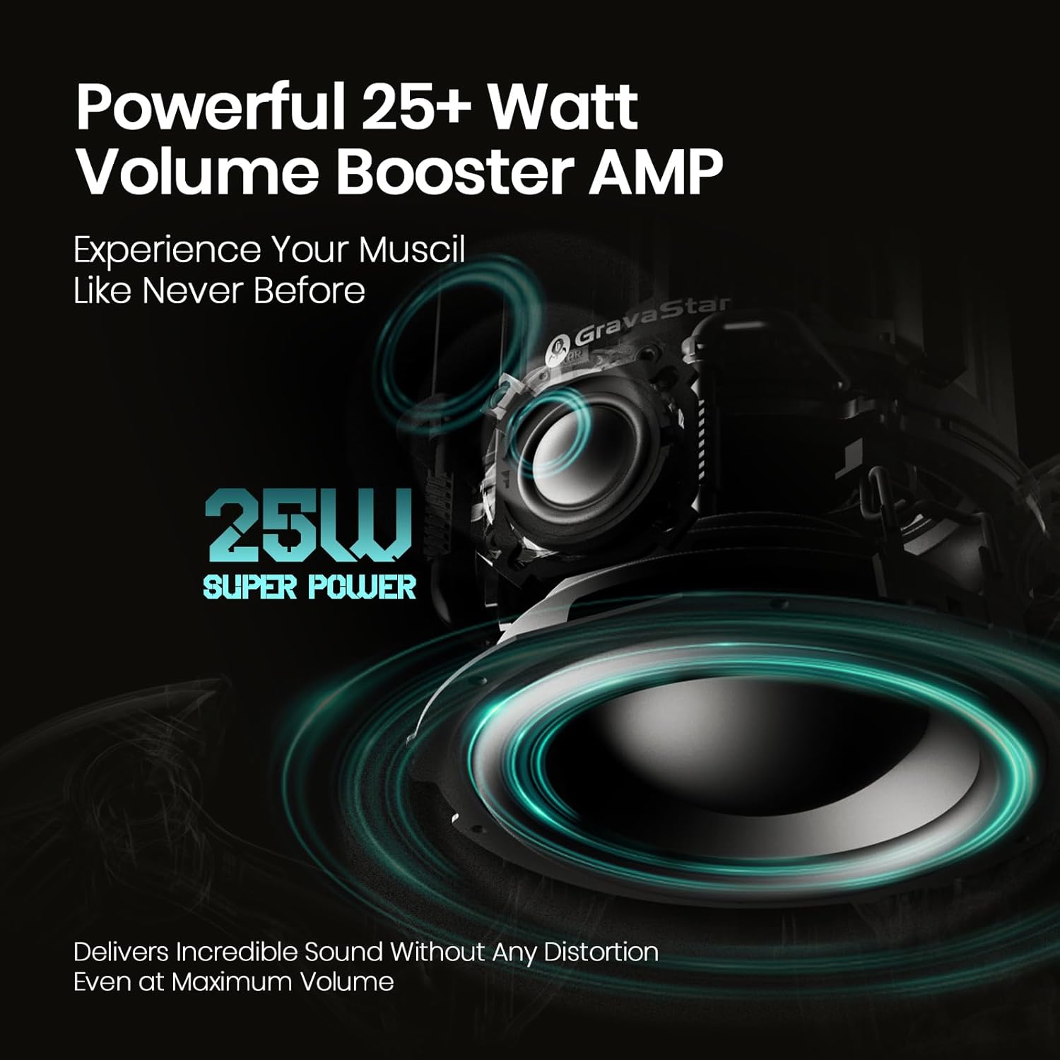 GravaStar Supernova Portable Bluetooth Speaker, LED Table Lamp Speaker, 9H Playtime, TWS Pairing, Wireless Speakers fo Party/Outdoor/Camping/Gifts