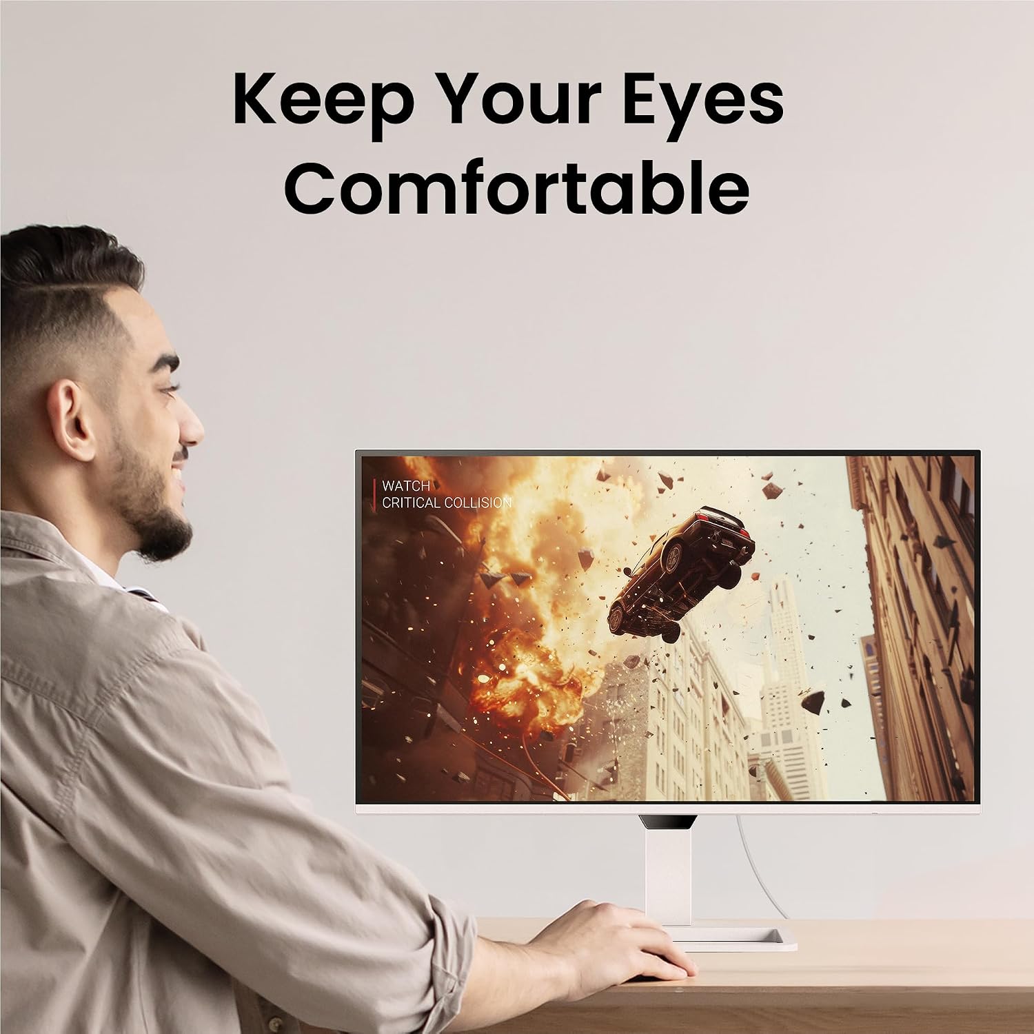 BenQ EW270Q 27" (68.58 cm) 2K QHD 200Hz IPS Gaming Monitor | HDRi|1200:1 Contrast|90% P3 Gamut|350 nits|Built-in-Speakers(5W X2)|AMD FreeSync Premium|USB-C (65 W), HDMI|Game Color Mode(White)
