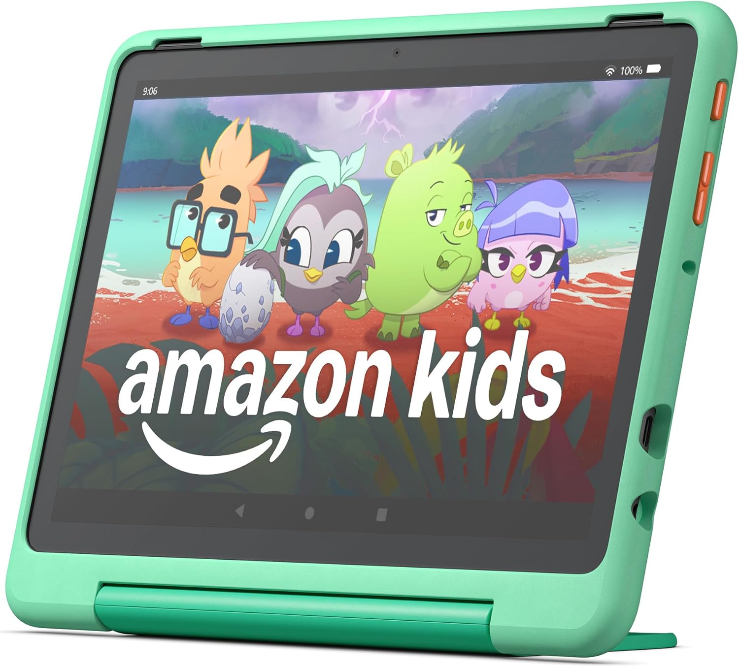 Amazon Fire HD 10 Kids Pro tablet (newest model) ages 6-12 | Bright 10.1" HD screen | Slim case for older kids, ad-free content, parental controls, 13-hr battery, 32 GB, Mint