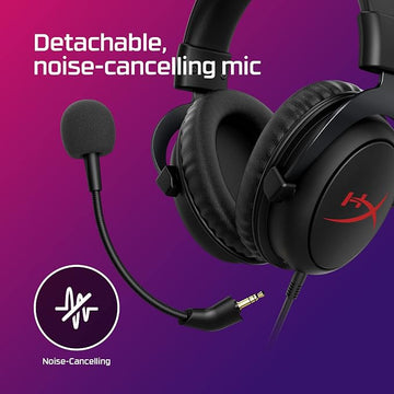 HyperX Cloud II - Gaming Headset, 7.1 Surround Sound, Memory Foam Ear Pads, Durable Aluminum Frame, Detachable Microphone, Works with PC, PS5, PS4, Xbox Series X|S, Xbox One – Red