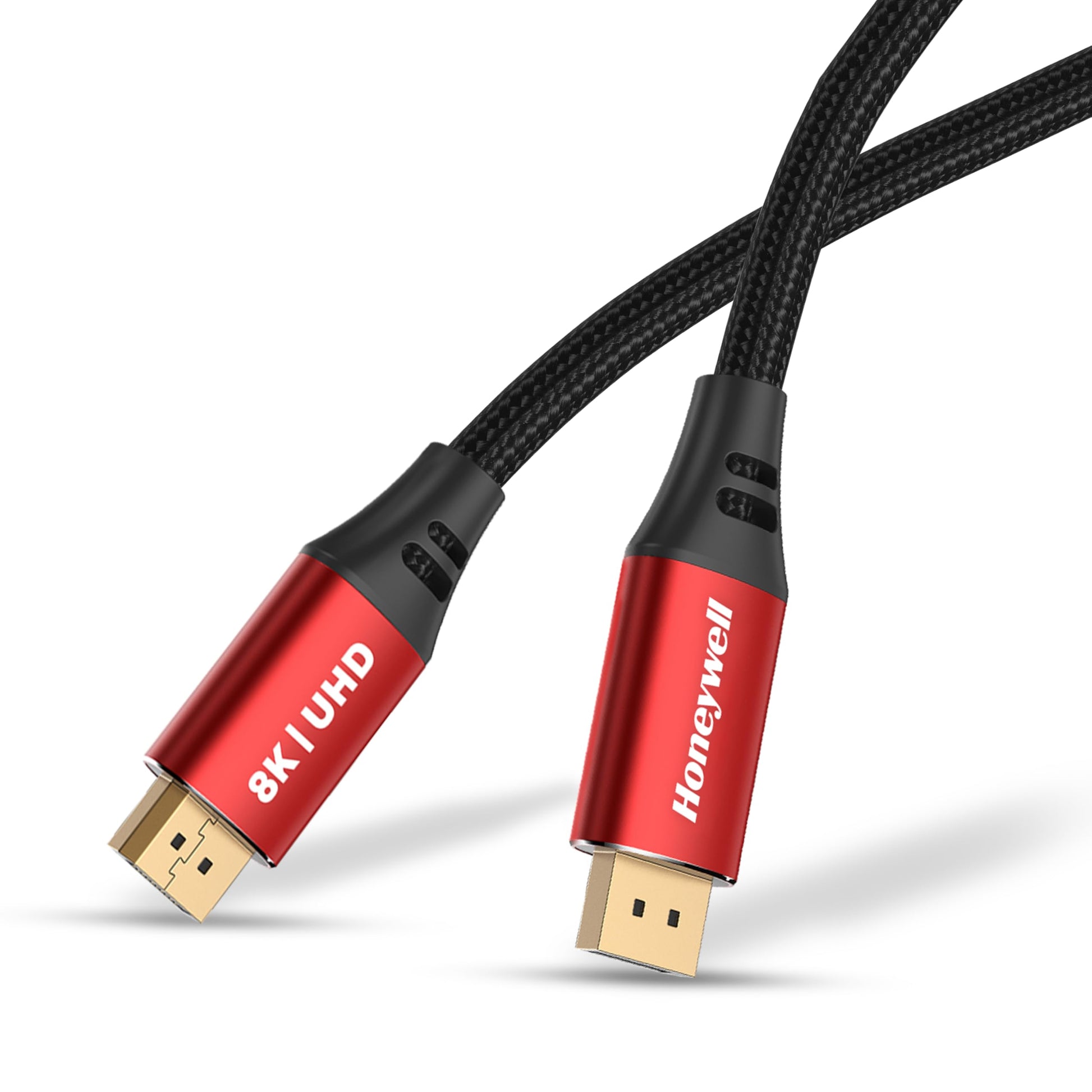 Honeywell HDMI 1.4 Cable with Ethernet (32.8ft/10M) High Speed HDMI Cable 10.2GBPS | Supports 3D /4Kx2K Ultra High Definition | 3D Home Theatre | 3D Gaming | Black