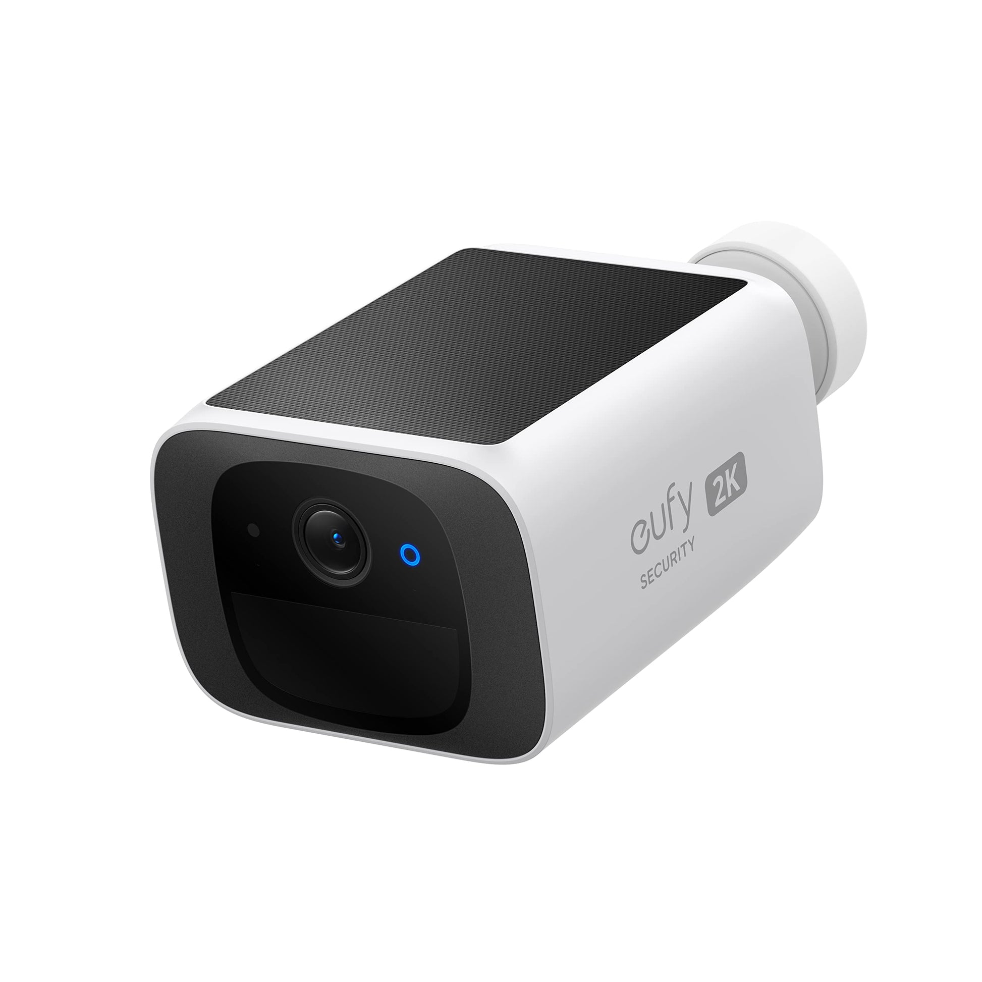 eufy Security SoloCam S220 2-Cam Pack, Solar Security Camera, Wireless Outdoor Camera, Continuous Power, 2K Resolution, Wireless, 2.4 GHz Wi-Fi, No Monthly Fee, HomeBase 3 Compatible