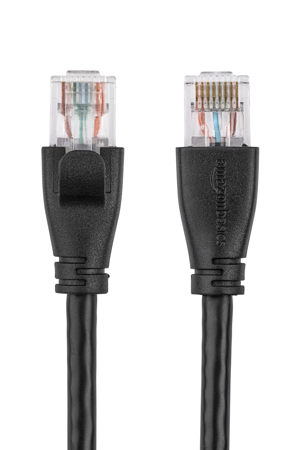 Amazon Basics RJ45 Cat-6 Ethernet Patch/LAN Cable for Personal Computer - 5Feet (1.5Meters), Black