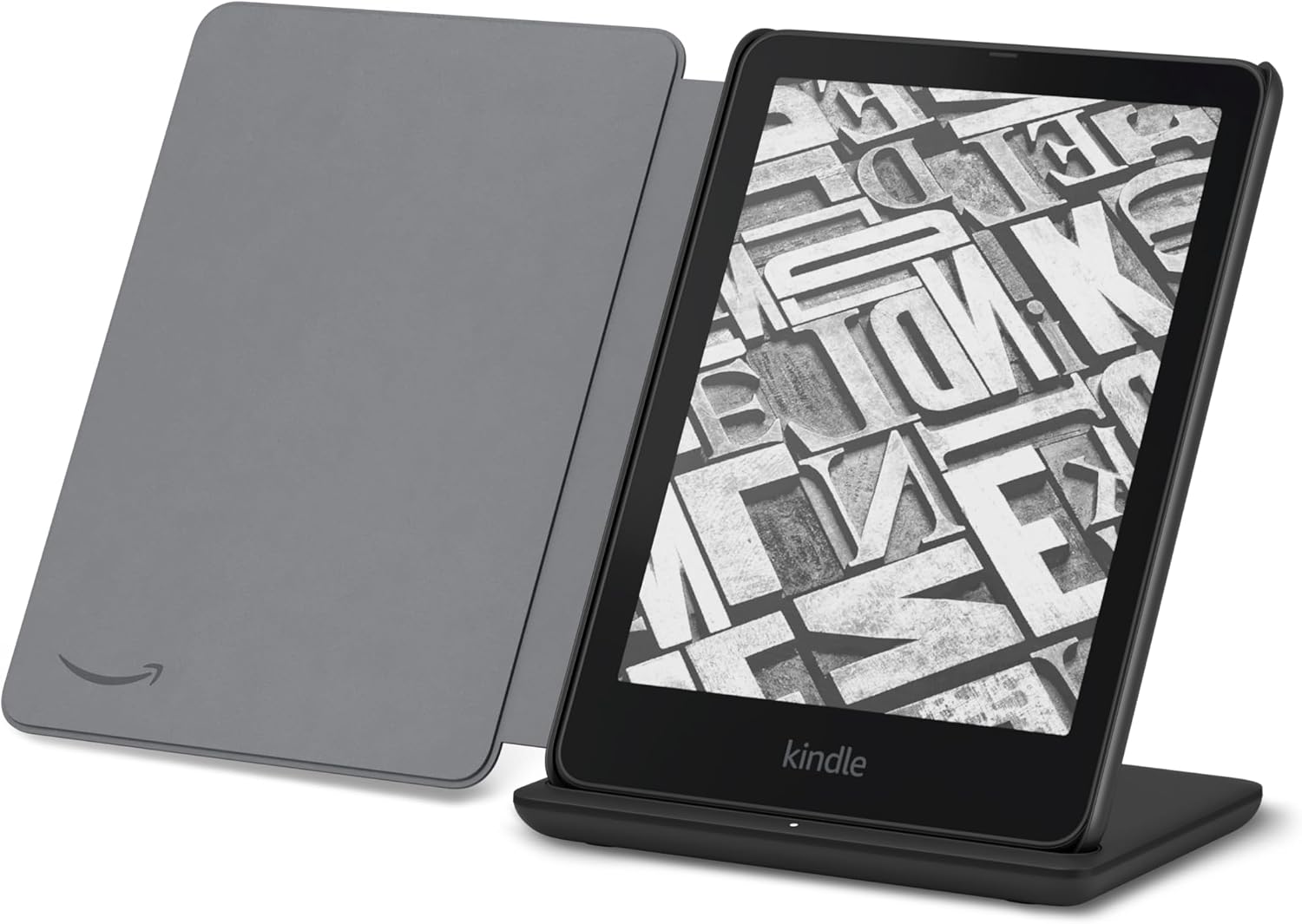 Made for Amazon, Wireless Charging Dock for Kindle Paperwhite Signature Editions (2022 & 2024 Releases) and Kindle Colorsoft Signature Edition