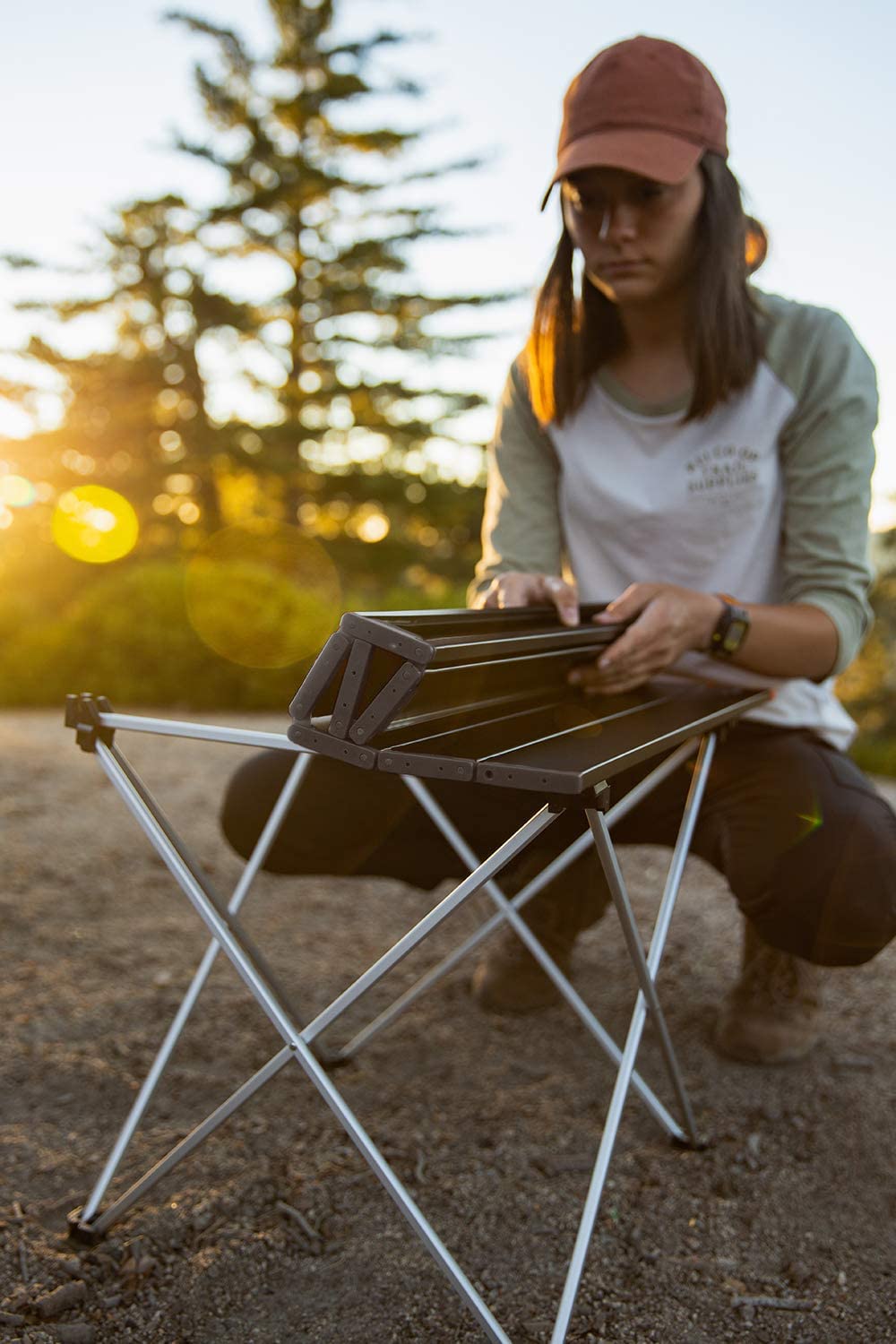 sportneer campingtisch Sportneer Aluminium Camping Table, Portable Lightweight Aluminum Table