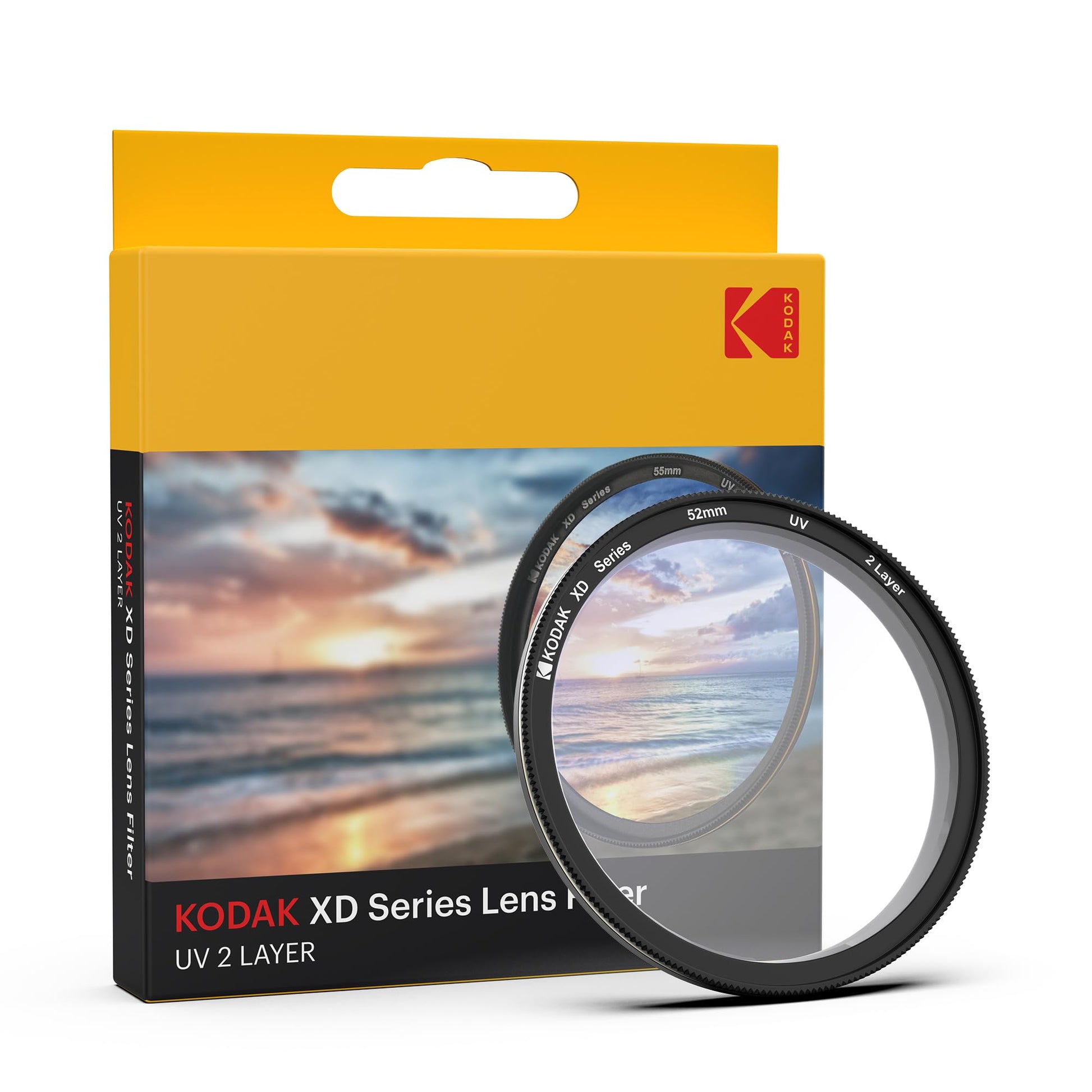 Kodak 55mm Camera Lens VND Filter Pro Series|11 Stops for ND2-ND2000|16 Layer Coating for DSLR Camera Lens Protection from UV Rays, Dust & Scratches|Variable Neutral Density|Black