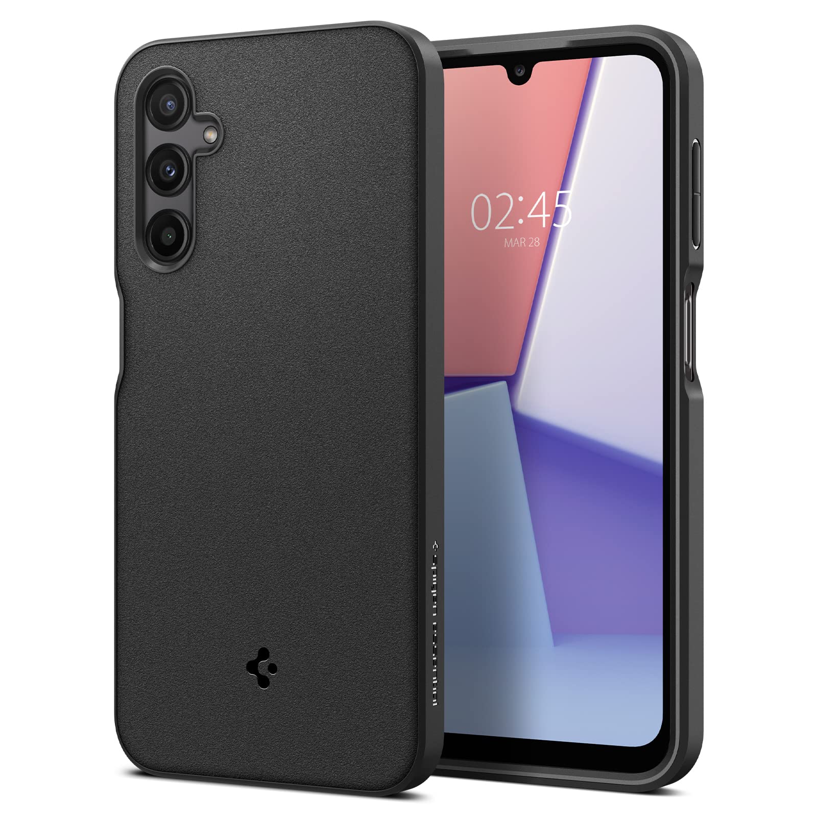 Spigen Essential Sand Blast for Samsung Galaxy M13(in) Case, Galaxy M13(in) Back Cover (2022) - TPU｜Matte Black