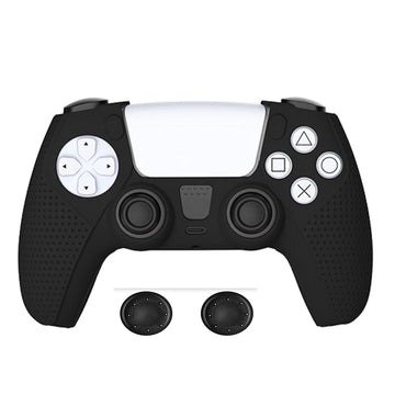New World Silicon Cover for PS5,for PS5 Controller Silicone Cover Case Anti Slip Protective Case for PS5 PlayStation 5 DualSense Controller with Thumb Grips Free