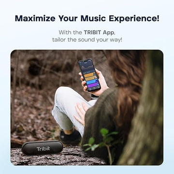Tribit Updated Version XSound Go Wireless Bluetooth 5.3 Speakers with Loud Stereo Sound & Rich Bass 16W,24H Playtime,150 ft Bluetooth Range,Outdoor Lightweight IPX7 Waterproof,Built-in Mic(Blue)