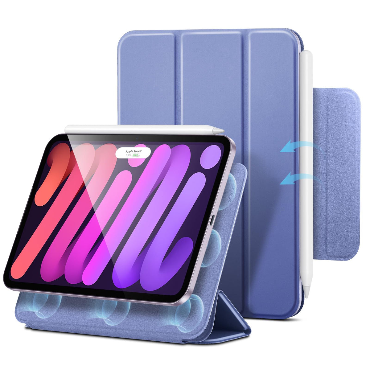 ESR for iPad mini A17 Pro Case, iPad mini 6th Gen Case, Black