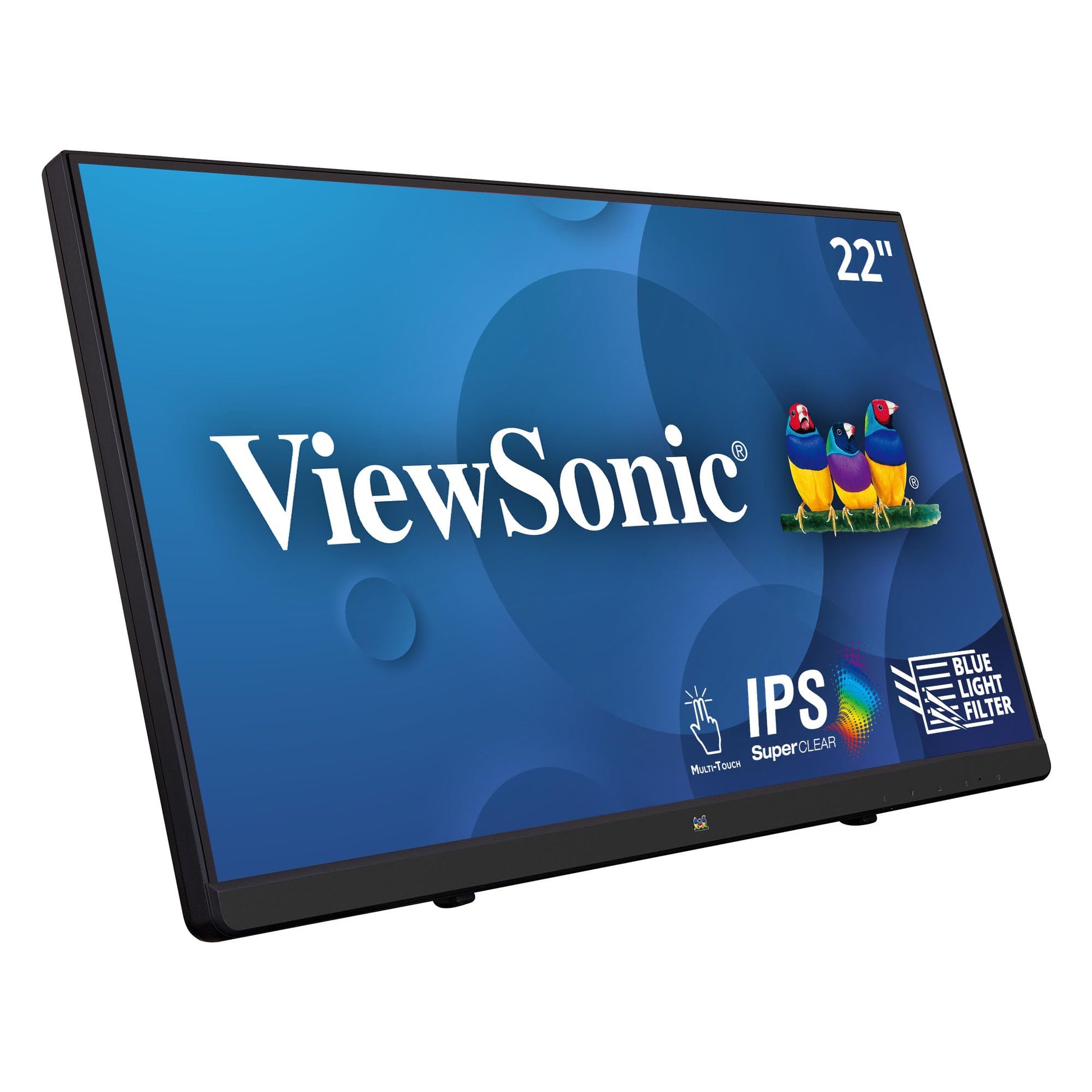 ViewSonic TD1630-3 40.64 Cm (16") Touch Portable Monitor with10-Point Capacitive Touch | Advanced Ergonomic | 7H Hardness Screen | EyeCare | Integrated Speakers| VGA| HDMI |USB 2.0 Type B | Multi OS