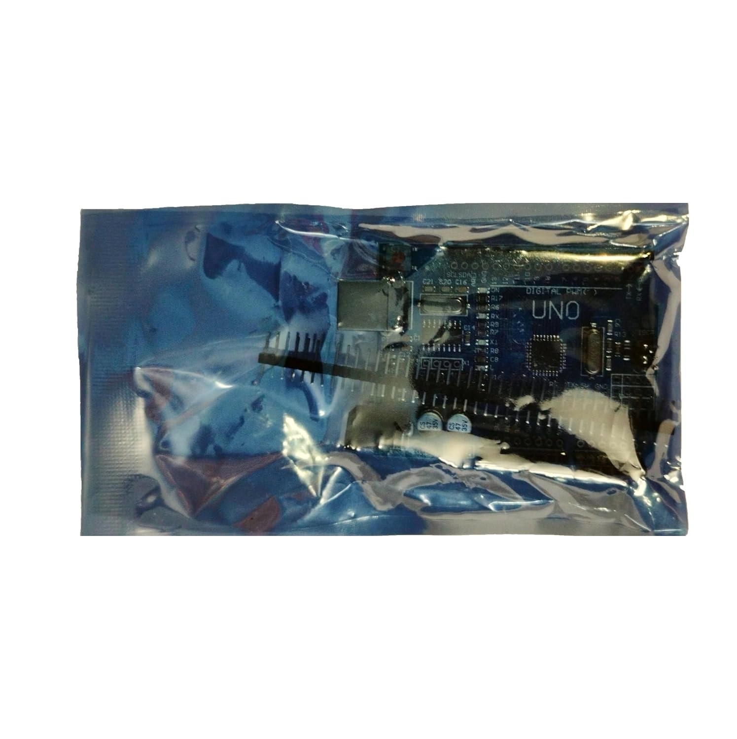 HIDDENWAVES UNO R3 SMD compatible with IDE, Development Board with USB cable and Header Pins.