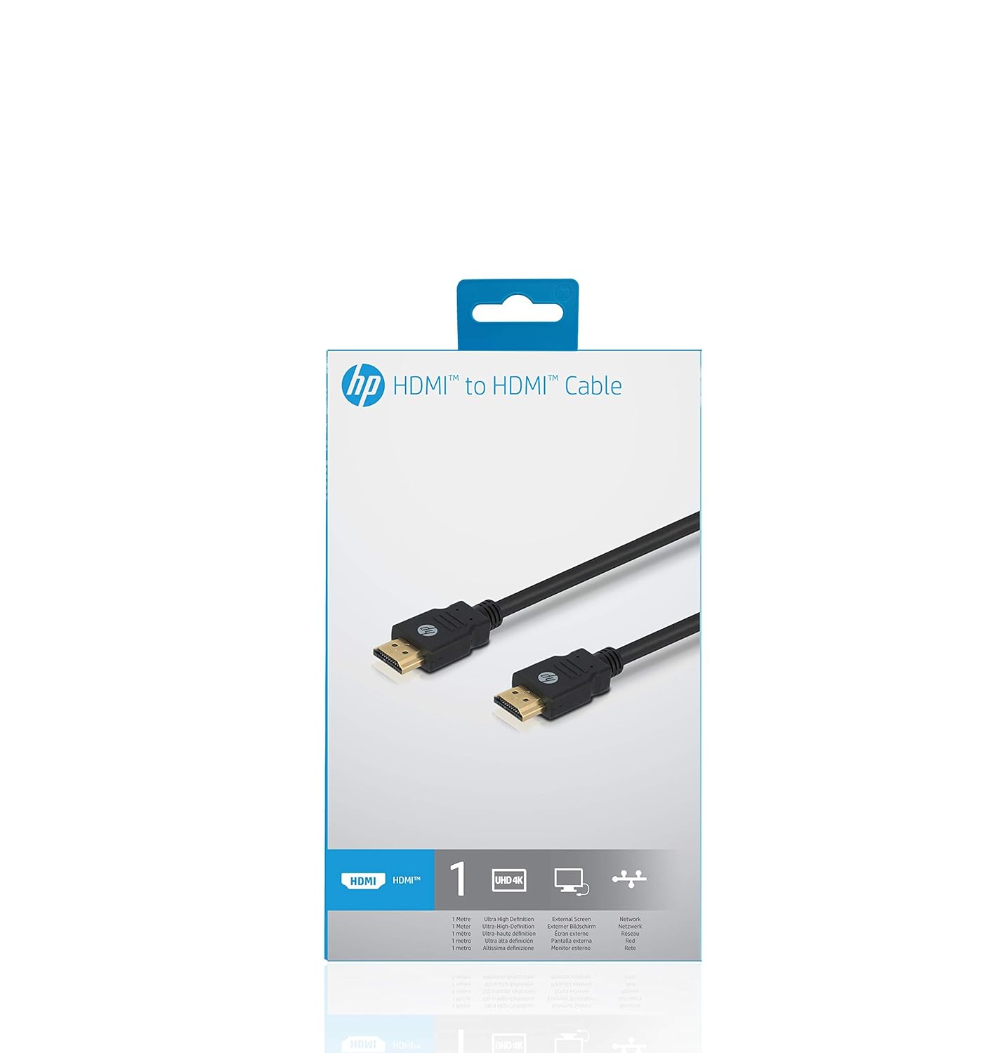 HP 4VW10PA HDMI to HDMI 1.0m Cable (Black)