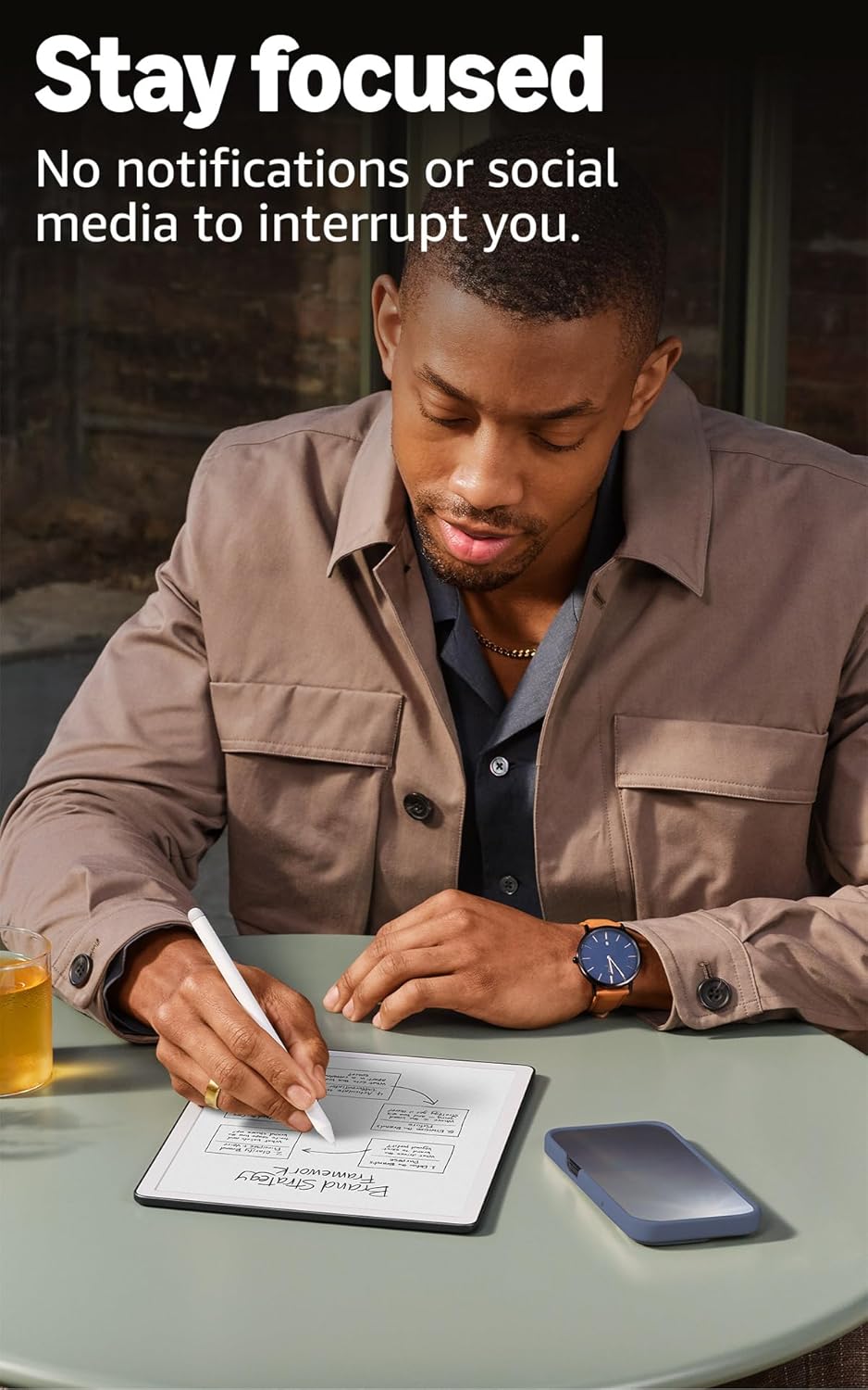 Amazon Kindle Scribe 32GB (newest model) — 11” paper-like display with front light — One notebook to replace them all — Write in notebooks, documents, and books. Includes Premium Pen - Graphite