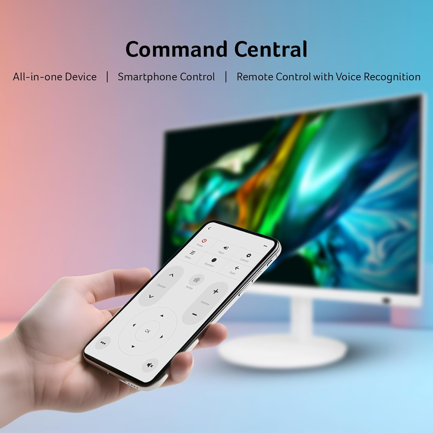 acer CS242Y 23.8 Inch Smart Full HD IPS Backit LED Monitor with WebOS I iOT Device I Airplay, Miracast, Wireless Mirroring, Bluetooth Support I HDR10 I Ergo Stand I Remote Control I Stereo Speakers