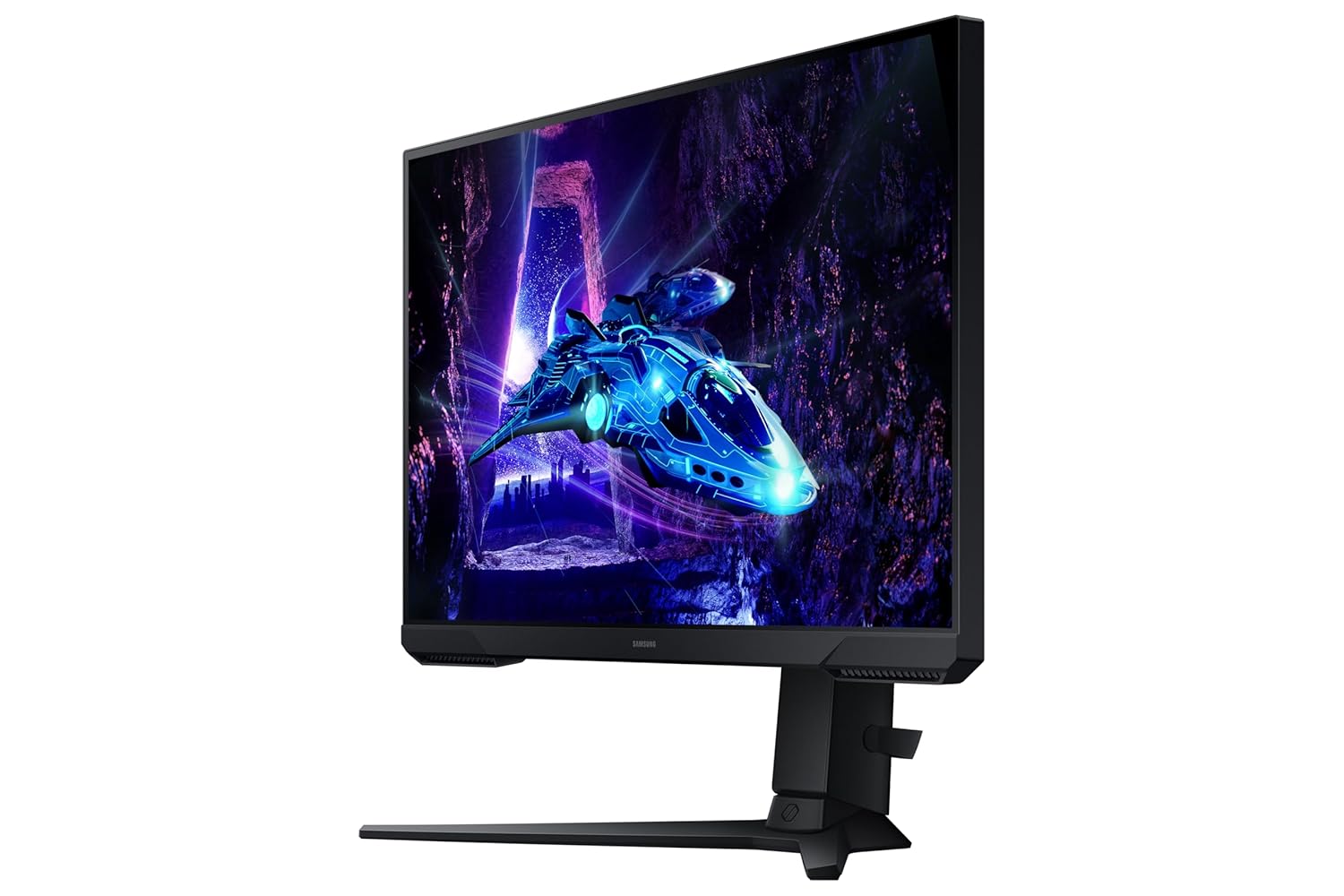 Samsung 24" (60cm) Odyssey G3 Gaming Monitor|FHD 1920 X 1080|180Hz|1ms(MPRT)|AMD Freesync|Ports-DP,HDMI|DP Cable|16.7 Million Colors|Height-Tilt-Pivot Adjustable Stand|Bezeless|LS24DG300EWXXL|Black