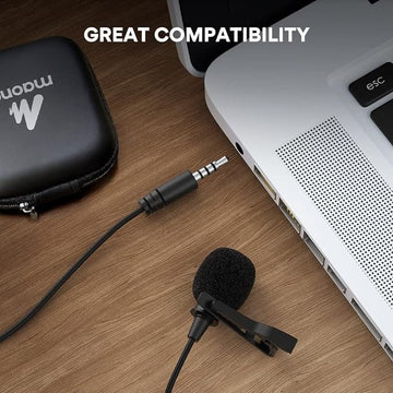 MAONO AU-402LP Mic for Mobile, PC, YouTube Recording (Microphone + Colorful Wind Mu