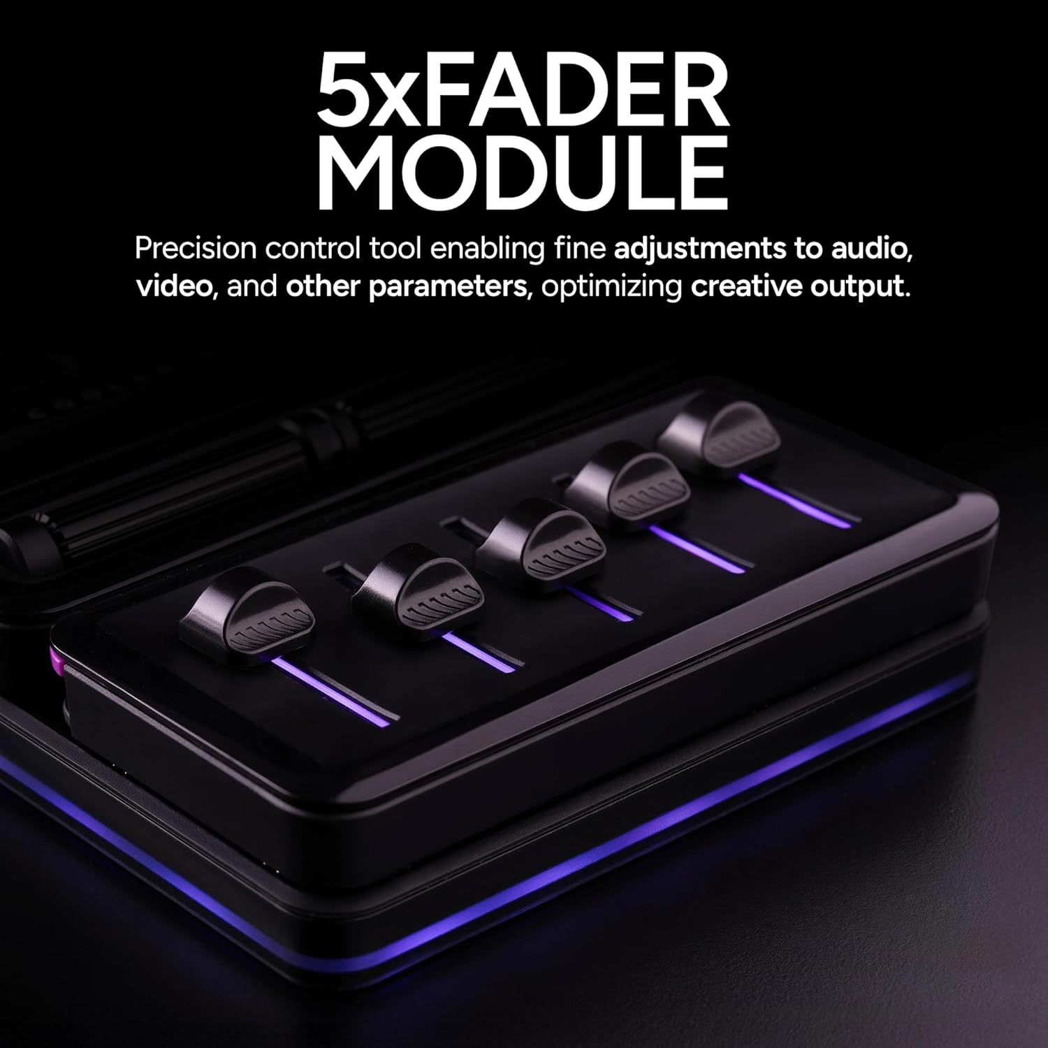 MasterHUB Creator Kit: Fully Modular Allows You to Customize with Base, 15xKeys IPS Display, 2xRoller, and 5xFader Modules - Empowering Your Workflow by Cooler Master