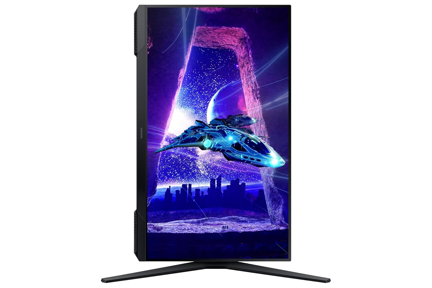 Samsung 24" (60cm) Odyssey G3 Gaming Monitor|FHD 1920 X 1080|180Hz|1ms(MPRT)|AMD Freesync|Ports-DP,HDMI|DP Cable|16.7 Million Colors|Height-Tilt-Pivot Adjustable Stand|Bezeless|LS24DG300EWXXL|Black