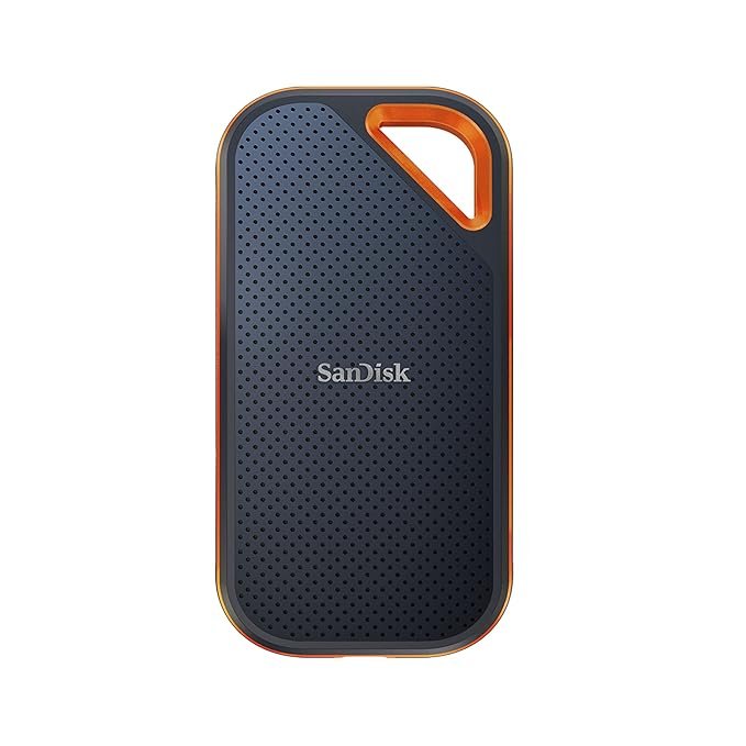 SanDisk 2TB Extreme Pro Portable SSD 2000MB/s R/ W, Upto 3 meter drop protection with IP65 water and dust resistance, Metal Enclosure, PC, MAC &amp; SEALED PACK