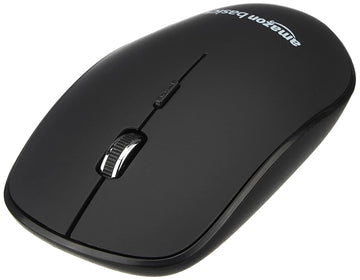 amazon basics AmazonBasics Wireless Mouse | 2.4 GHz Connection, 1600 DPI | Type - C Adapter | Upto 12 Months of Battery Life | Ambidextrous Design | Suitable for PC/Mac/Laptop