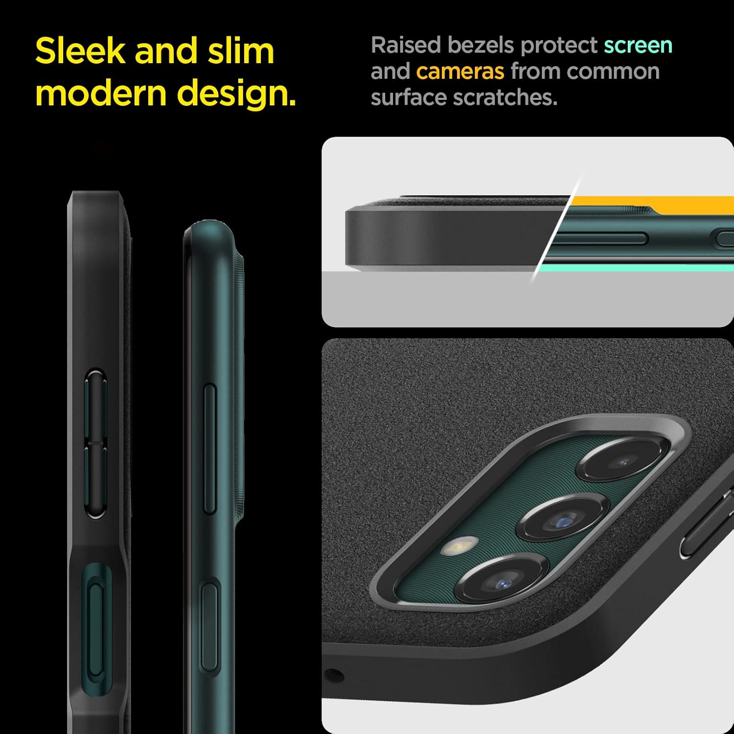 Spigen Essential Sand Blast for Samsung Galaxy M13(in) Case, Galaxy M13(in) Back Cover (2022) - TPU｜Matte Black