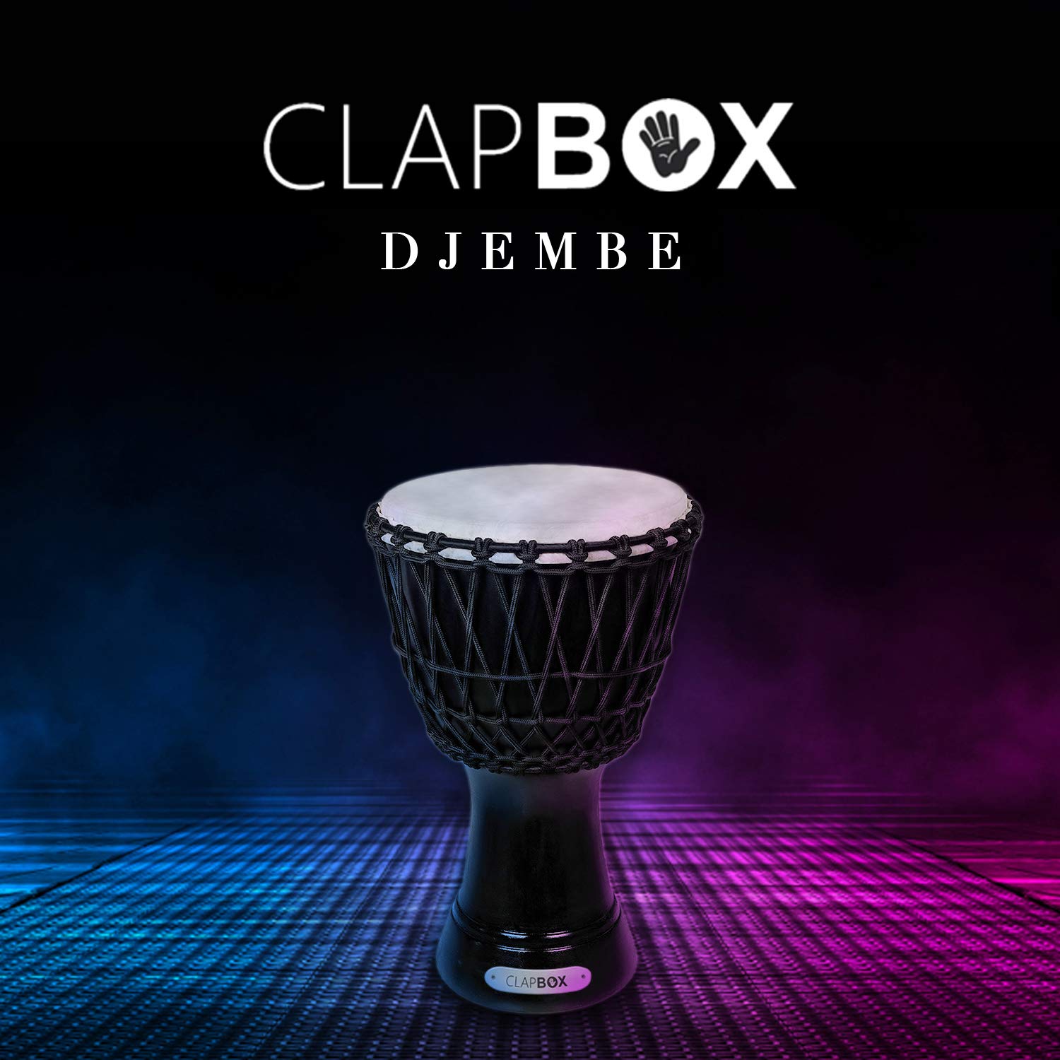 Clapbox Djembe - Mango Wood (10 Inches, Black)