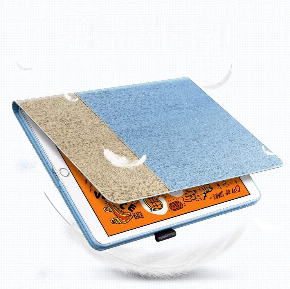 cover iPad 10.2 Simplicity Holder Case color sky blue & brown by ESR