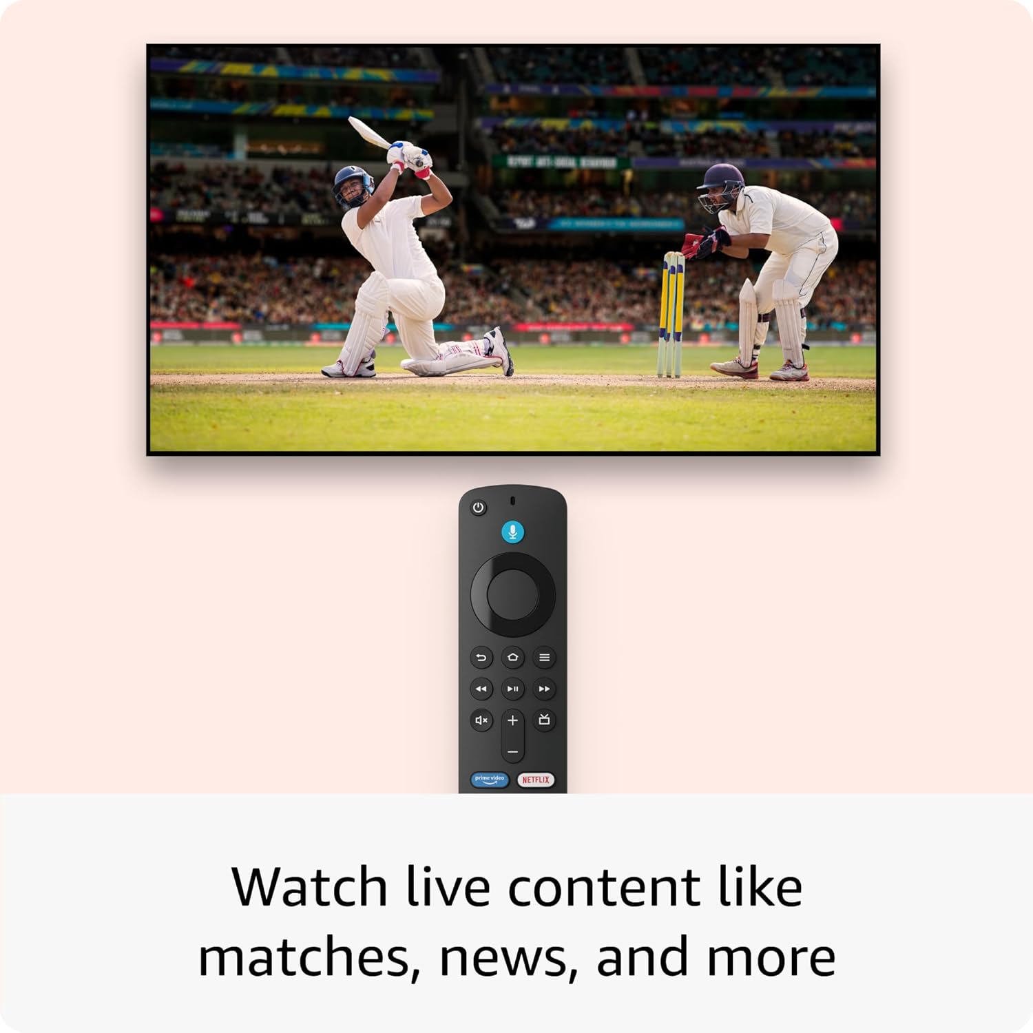Amazon Fire TV Stick 4K Plus (newest model), Alexa Voice Search, Cinematic 4K streaming with HDR10+, Wi-Fi 6, Dolby Vision/Atmos