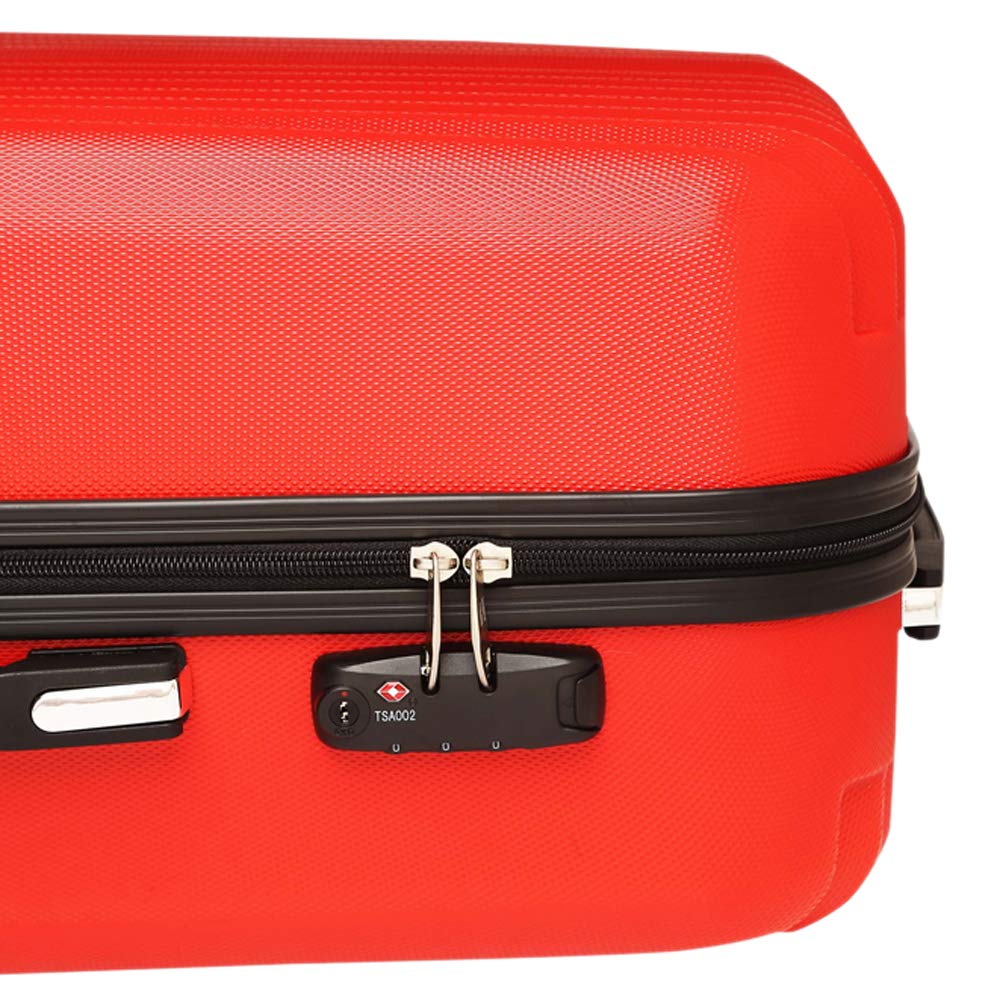 Tommy Hilfiger ABS Hard 52 cms Luggage (TH/CRY04055_red)
