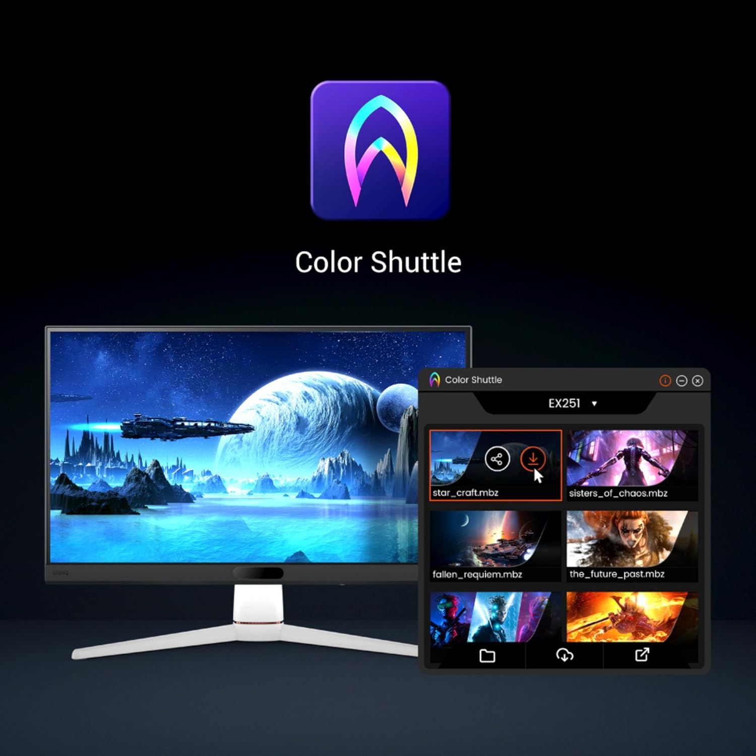 BenQ MOBIUZ EX271 27” FHD 180Hz Gaming Monitor, 1ms GtG, AMD FreeSync, DP 1.2, HDMI 2.0, USB Hub, 95% P3, Game Optimized Color, 2.5Wx2 Speakers, VESA Display HDR400 (White)