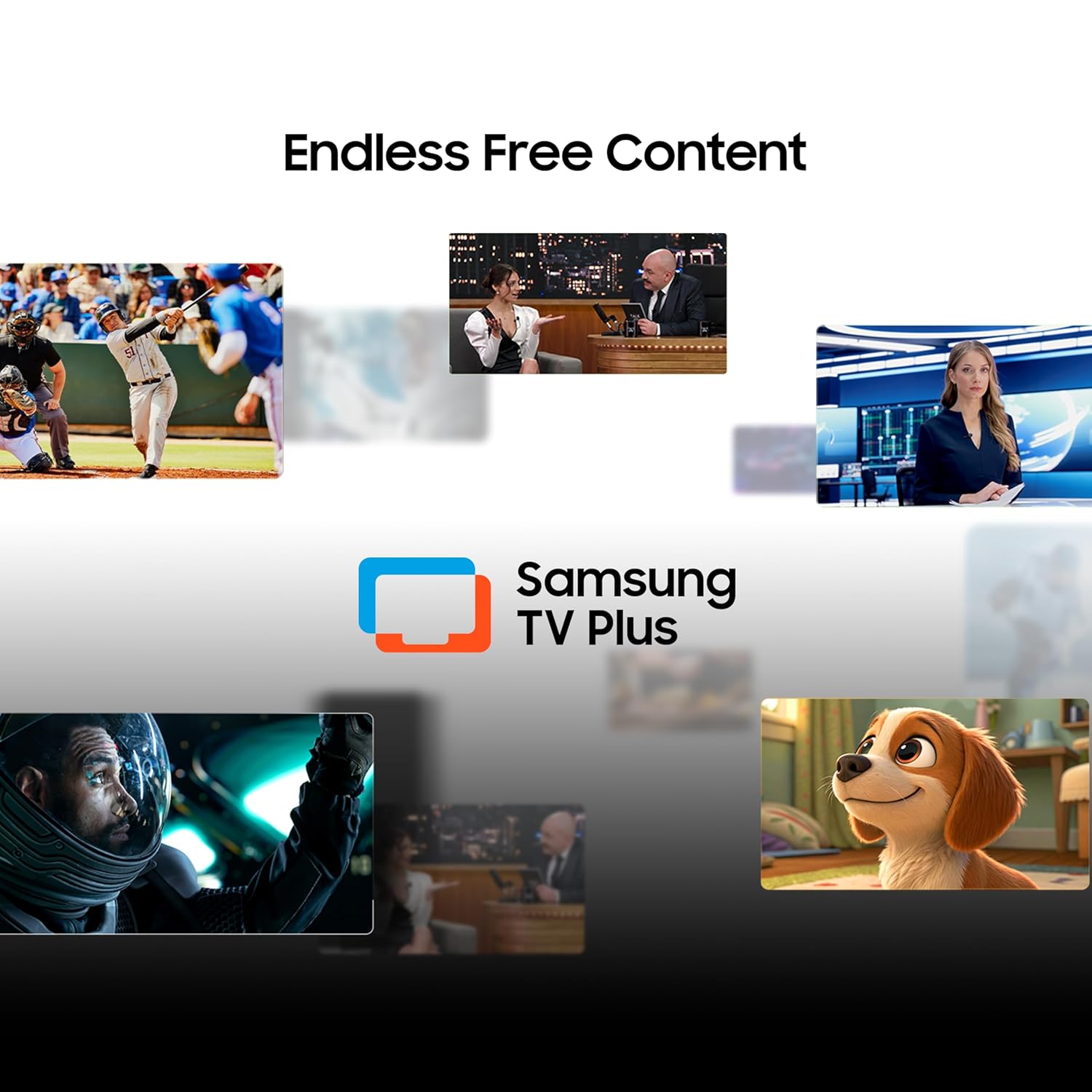 Samsung 32" (80cm) M5 Smart Monitor with Smart TV Experience|FHD 1920 x 1080|Screen Mirroring TV Plus|Speakers|Adaptive Sound|Wi-Fi|HDMI|Bluetooth|LS32FM500EWXXL|Black
