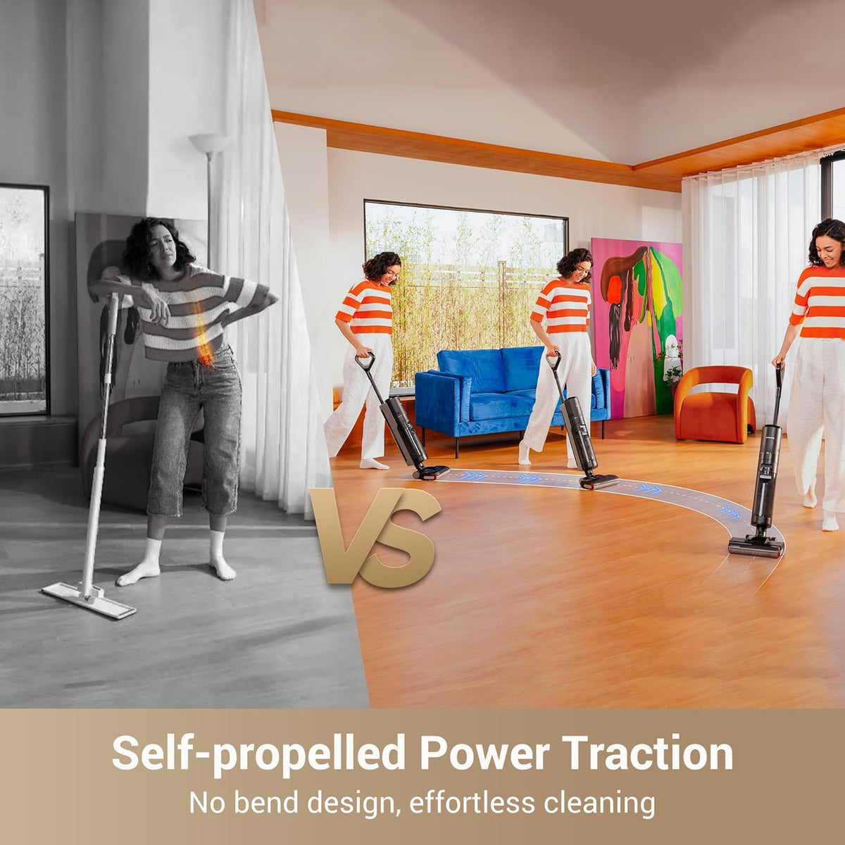 dreame G10 Pro Wet Dry Vacuum Mop, Vacuum and Mop All in One for Hard Floor | Auto Self-Cleaning, 16K Pa Powerful Suction, Up to 35 Mins Runtime, Edge Cleaning, Self-Propelled Vacuum Mop Combo