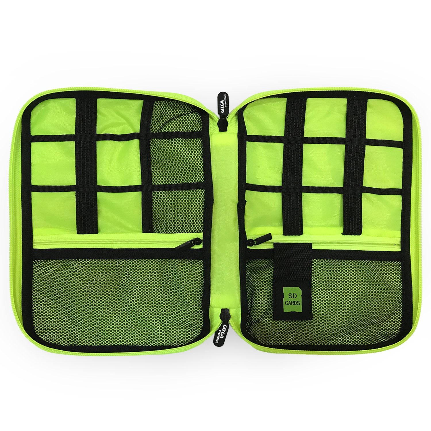 GIZGA essentials Gadget Organizer Case, Portable Zippered Pouch for All Small Gadgets, HDD, Power Bank, USB Cables, Power Adapters, etc