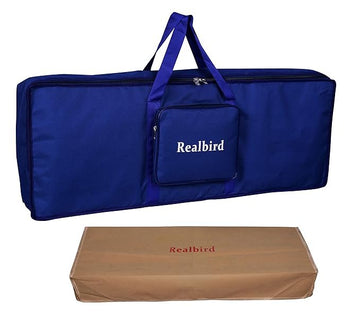 Realbird 61 Keys Keyboard/Piano Cover Bag and Dust Cover Compatible with Casio CTK-1100, 1200, 1300, 1500, 1550, 2200, 2300, 2400, 2500, 2550, 3000, 3200, 3500 Piano, Inner Dimension- 99 x 35 x 15 Cm.