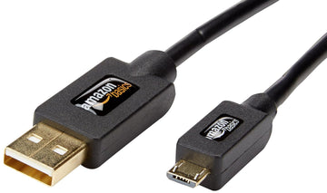 AmazonBasics USB 2.0 Cable - A Male to Micro B - 6 Feet (1.8 Meters) - Black