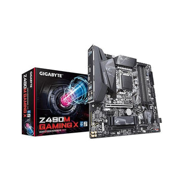 GIGABYTE Z490M Gaming X Motherboard with Direct 11+1 Phases Power Design, 2-Way Crossfire Multi-Graphics, USB 3.2 Gen2 Type-C, M.2 with Thermal Guard, Smart Fan 5, RGB Fusion 2.0.